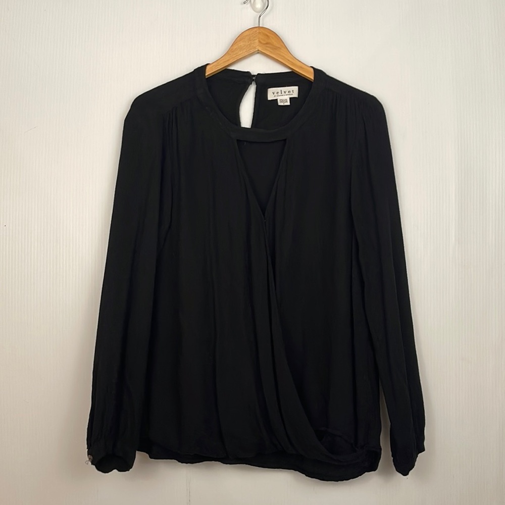 Velvet by Graham & Spencer Black Top